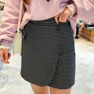 Korean fashion wrap skirt